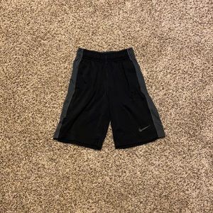 Black and gray Nike shorts